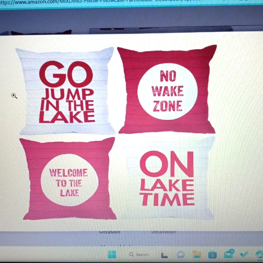 Mixing red word throw pillow cover pillowcase 18 x 18 inch